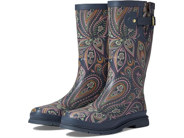 (取寄) ウエスタンチーフ レディース プリンテッド トール レイン ブーツ Western Chief women Printed Tall Rain Boot Organic Paisley