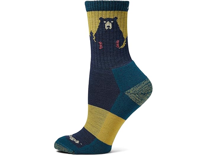 (取寄) ダーンタフバーモント レディース ベアー タウン ミクロ クルー ライト クッション Darn Tough Vermont women Bear Town Micro Crew Light Cushion Dark Teal