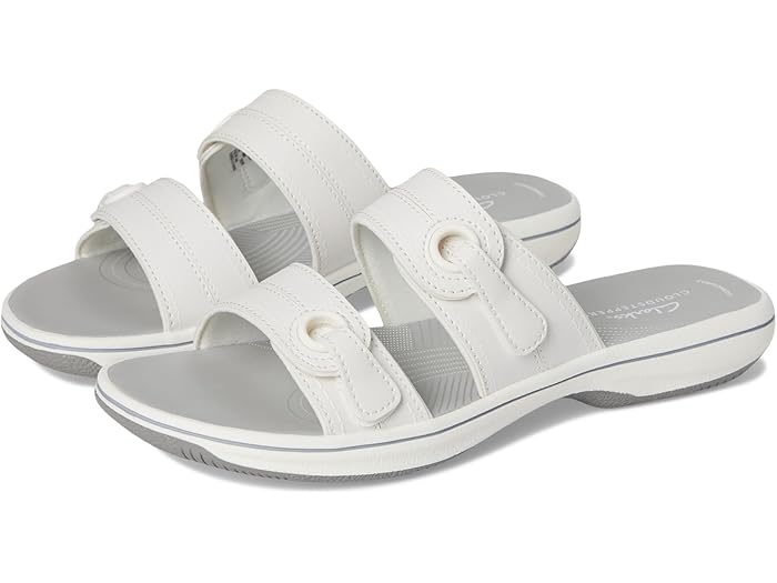 (取寄) クラークス シューズ レディース ブリーズ メイ ホワイト Clarks women Breeze Maye White Synthetic