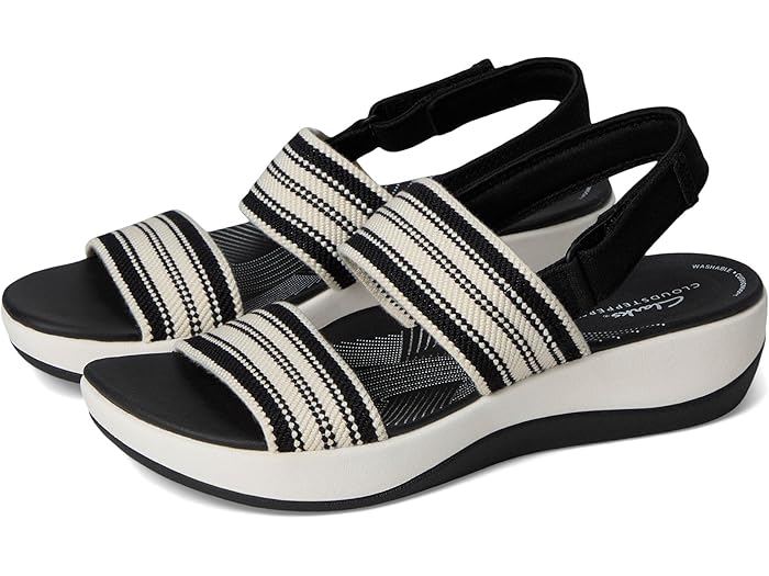 (取寄) クラークス サンダル レディース アーラ ストロール ブラック Clarks women Arla Stroll Black Multi Textile