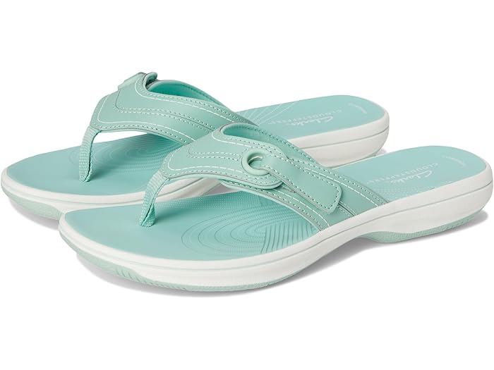 (取寄) クラークス シューズ レディース ブリーズ レイナ Clarks women Breeze Reyna Turquoise Synthetic
