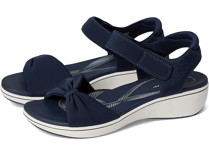 (取寄) クラークス シューズ レディース ブリーズ ラエ サラ ネイビー Clarks women Breeze Rae Sara Navy Textile