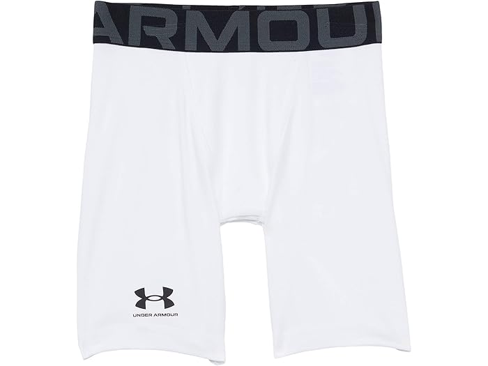 (取寄) アンダーアーマー キッズ ボーイズ ヒートギア アーマー ショーツ (ビッグ キッズ) Under Armour Kids boys HeatGear Armour Shorts (Big Kids) White/Black