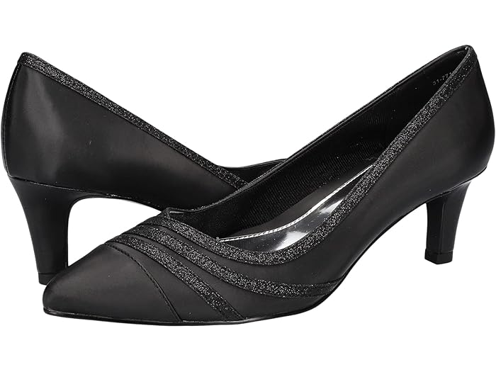 (取寄) イージーストリート レディース ノーベル Easy Street women Nobel Black Satin