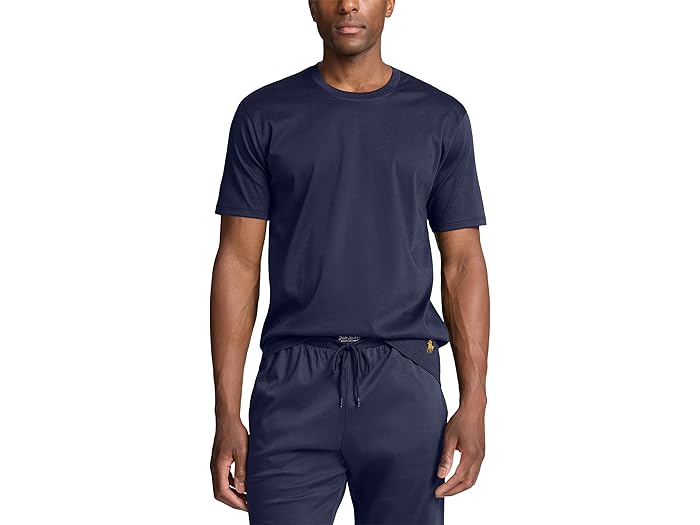 (取寄) ラルフローレン メンズ マーセライズド コットン ショート スリーブ クルー ティー Polo Ralph Lauren men Mercerized Cotton Short Sleeve Crew Tee Cruise Navy 1
