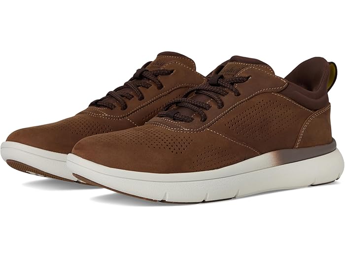 (取寄) フローシャイム メンズ フリート パーフ トゥ エラスティック レース スニーカー Florsheim men Fleet Perf Toe Elastic Lace Sneakers Brown Crazy Horse