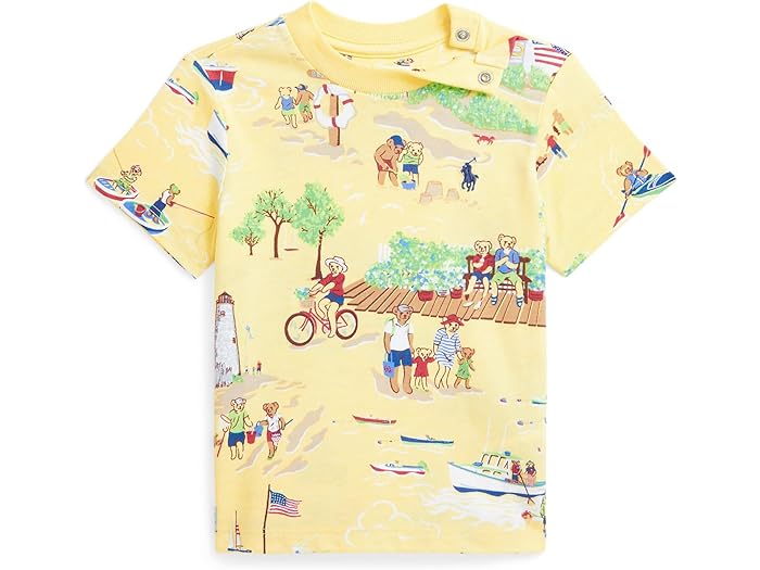 (取寄) ラルフローレン キッズ ボーイズ ポロ ベアー コットン ジャージ ティー (インファント) Polo Ralph Lauren Kids boys Polo Bear Cotton Jersey Tee (Infant) Nantucket Bear Holiday/C7940