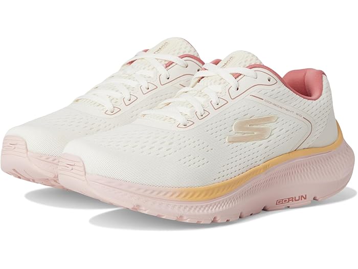 (取寄) スケッチャーズ スニーカー レディース ゴー ラン コンシステント 2.0 マイル SKECHERS women Go Run Consistent 2.0 Mile Natural/Pink