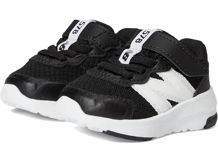 (取寄) ニューバランス スニーカー キッズ ダイナソフト v1 フック-アンド-ループ New Balance Kids kids Dynasoft 578 v1 Hook-and-Loop Black/White
