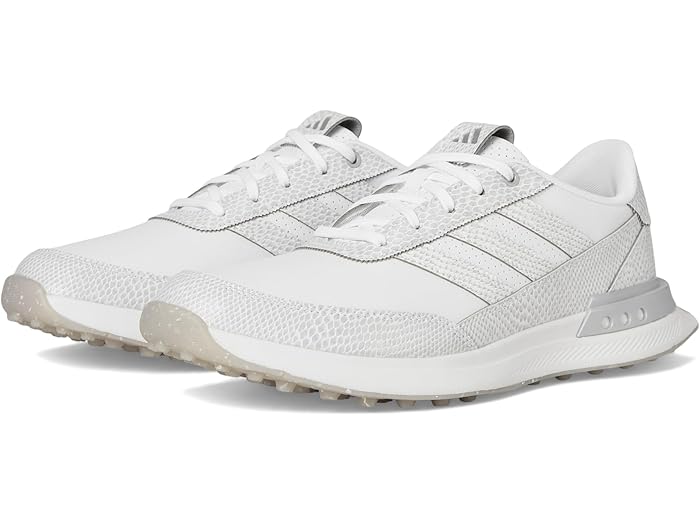 (取寄) アディダス ゴルフ レディース S2G 25 レザー スパイクレス ゴルフ シューズ adidas Golf women S2G 25 Leather Spikeless Golf Shoes Footwear White/Footwear White/Silver Metallic