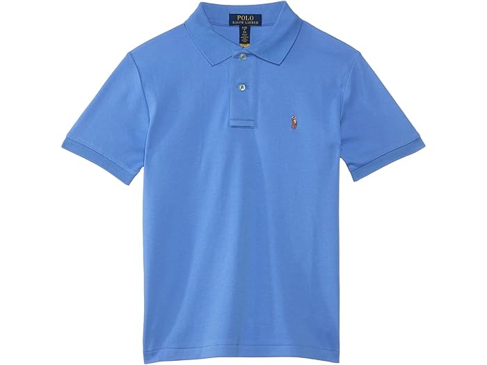 (取寄) ラルフローレン キッズ ボーイズ ソフト コットン ポロ シャツ (トドラー/リトル キッド) Polo Ralph Lauren Kids boys Soft Cotton Polo Shirt (Toddler/Little Kid) Harbor Island Blue