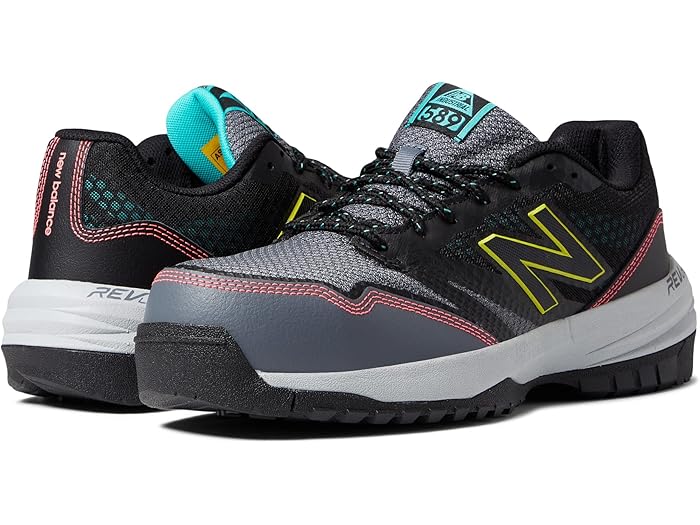 (取寄) ニューバランス 安全靴 おしゃれ スニーカー ワーク＆セーフティ レディース 589v1 New Balance Work & Safety women 589v1 Black/Lead