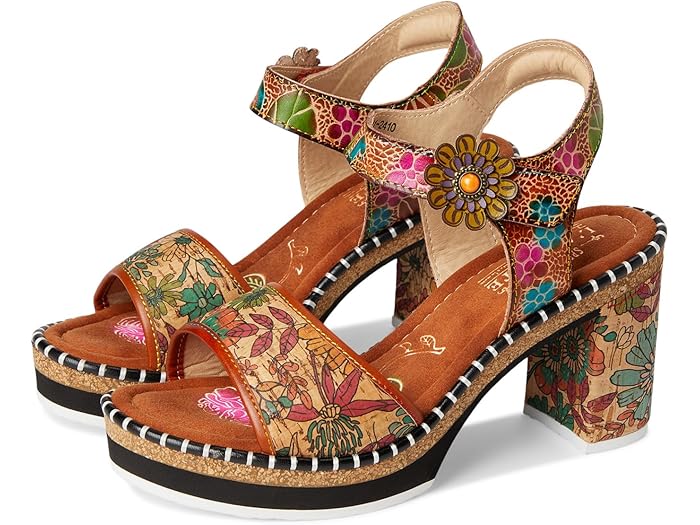 (取寄) ラルティストバイスプリングステップ レディース カリスマ L'Artiste by Spring Step women Charisma Brown Multi