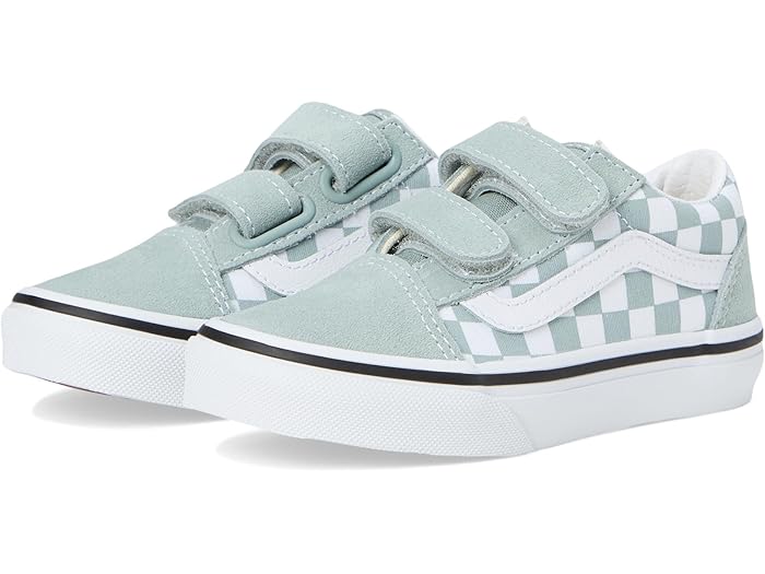 (取寄) バンズ キッズ キッズ オールド スクール V (リトル キッド) Vans Kids kids Old Skool V (Little Kid) Color Theory Checkerboard Pure Grey 11,909円