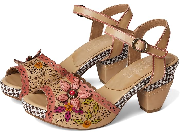 (取寄) ラルティストバイスプリングステップ レディース L'Artiste by Spring Step women Miabella Beige Multi 30,823円
