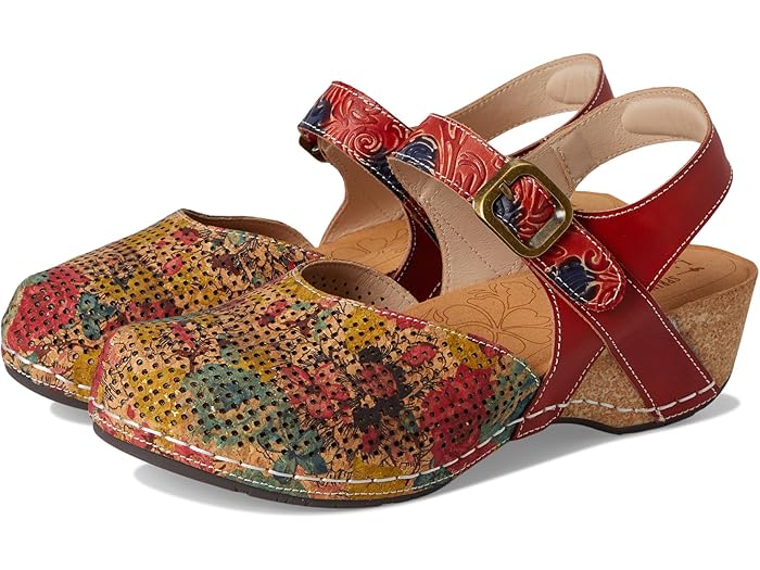 (取寄) ラルティストバイスプリングステップ レディース L'Artiste by Spring Step women Koraline Red Multi
