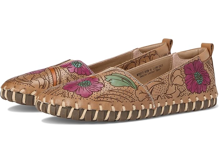 (取寄) ラルティストバイスプリングステップ レディース L'Artiste by Spring Step women Modesty Beige Multi
