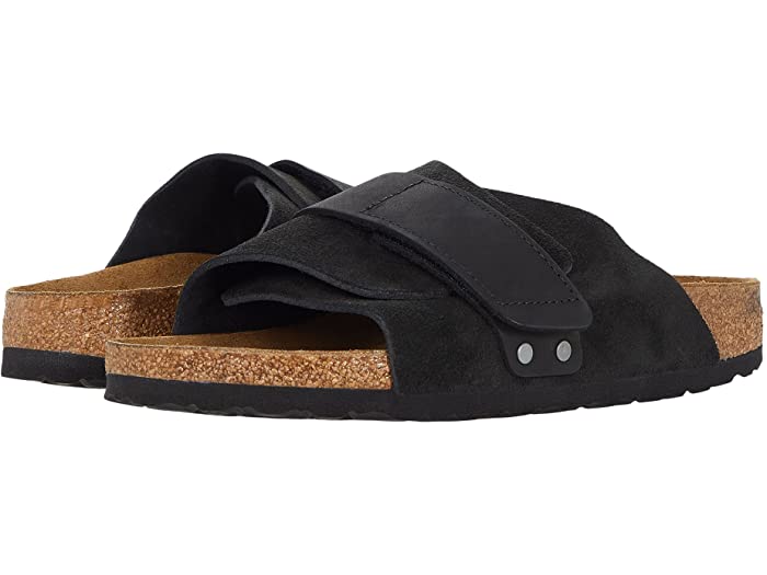 (取寄) ビルケンシュトック キョウト Birkenstock Kyoto Black Suede 1