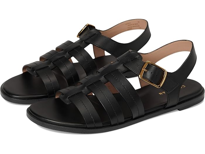 (取寄) コールハーン レディース フリン フィッシュマン サンダル Cole Haan women Flynn Fishman Sandals Black Leather 17,445円