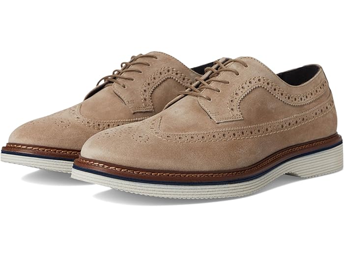 (取寄) ジョンストン&マーフィー コレクション メンズ ジェンソン ロングウィング Johnston & Murphy Collection men Jenson Longwing Taupe Italian Suede 1