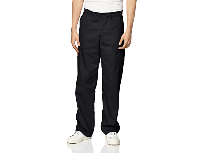 (取寄) ディッキーズ シグニチャー メン スクラブズ パンツ ジップ フライ プルオン Dickies EDS Signature Men Scrubs Pant Zip Fly Pull-On 81006 Black