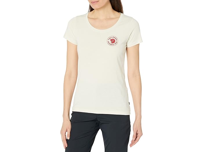 (取寄) フェールラーベン レディース 1960 ロゴ Tシャツ Fjllrven women Fjallraven 1960 Logo T-Shirt Chalk White