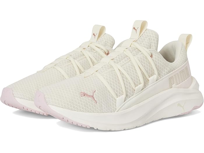 (取寄) プーマ レディース ソフトライド ワン 4 オール クロス トレーニング シューズ PUMA women Softride One 4 All Cross Training Shoes Alpine Snow-Warm White-Rose Mauve