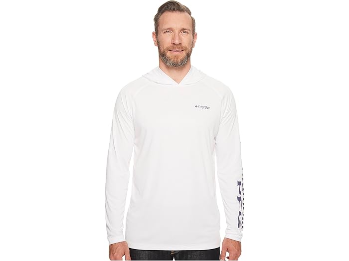 (取寄) コロンビア メンズ ビッグ アンド トール ターミナル タックル ブーディ Columbia men Big & Tall Terminal Tackle Hoodie White/Nightshade Logo
