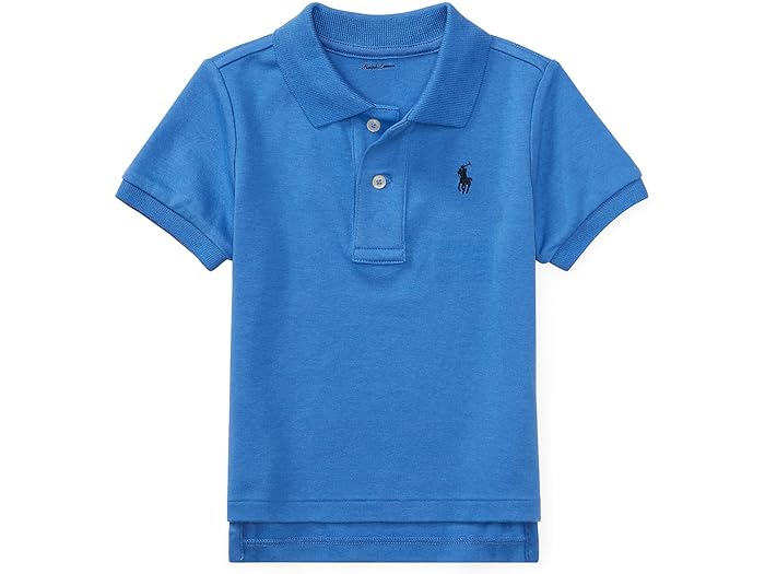 (取寄) ラルフローレン キッズ ボーイズ コットン インターロック ポロ シャツ (インファント) Polo Ralph Lauren Kids boys Cotton Interlock Polo Shirt (Infant) Scottsdale Blue