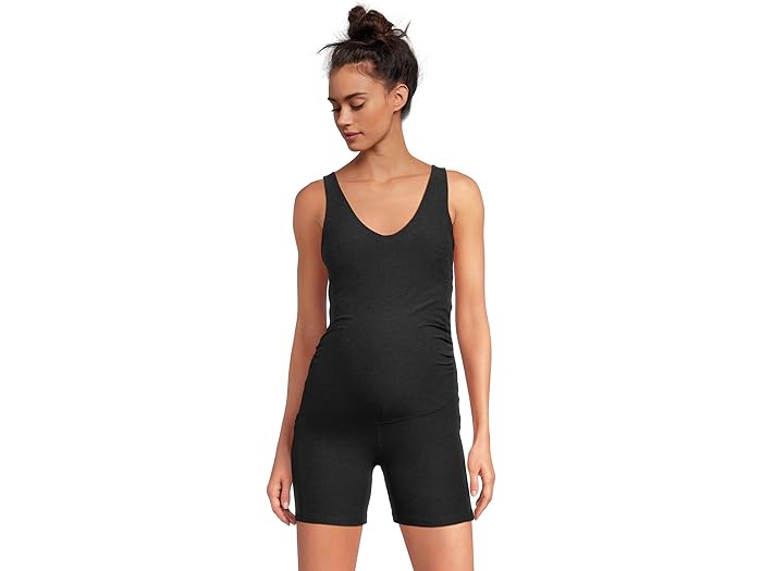 (取寄) ビヨンドヨガ レディース スペースダイ ムービン ママ マタニティ バイカー ジャンプスーツ Beyond Yoga women Spacedye Movin Mama Maternity Biker Jumpsuit Darkest Night