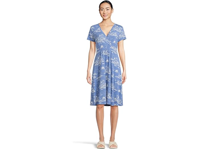 (取寄) エルエルビーン レディース サマー ニット ドレス L.L.Bean women Summer Knit Dress Seaside Toile