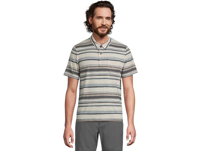 (取寄) エルエルビーン メンズ エブリデイ ポロ ストライプ L.L.Bean men Everyday SunSmart Polo 2.0, Short-Sleeve, Stripe Iron Stripe