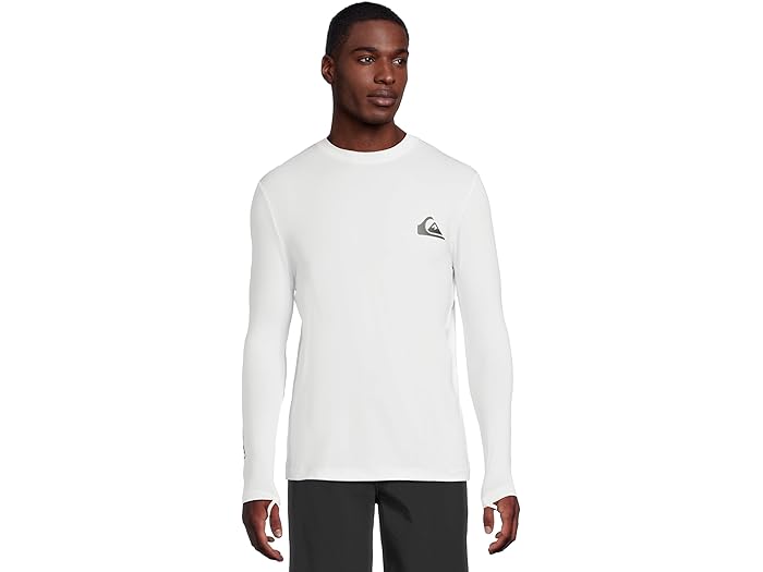 (取寄) クイックシルバー メンズ エブリデイ サーフ ティー ロング スリーブ サーフ ティー Quiksilver men Everyday Surf Tee Long Sleeve Surf Tee White