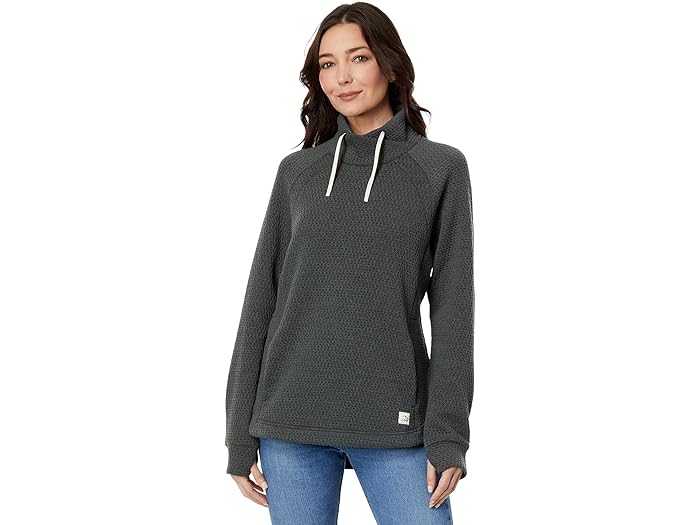 (取寄) エルエルビーン レディース リッジニット クロスネック プルオーバー L.L.Bean women Ridgeknit Crossneck Pullover Shale Gray/Black