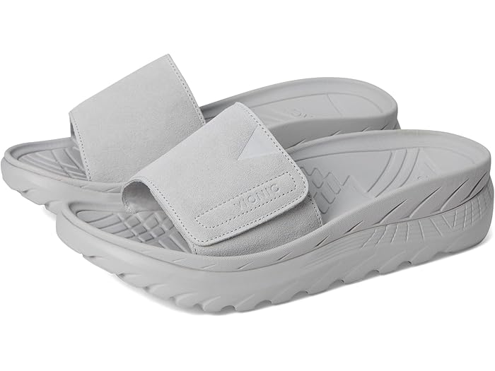 (取寄) バイオニック リジュブネイト リカバリー サンダル VIONIC Rejuvenate Recovery Sandals Vapor Grey Suede