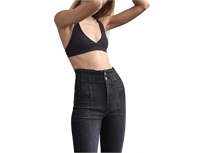 (取寄) フリーピープル レディース ジェイド フレア ジーンズ Free People women Jayde Flare Jeans Onyx 16,344円