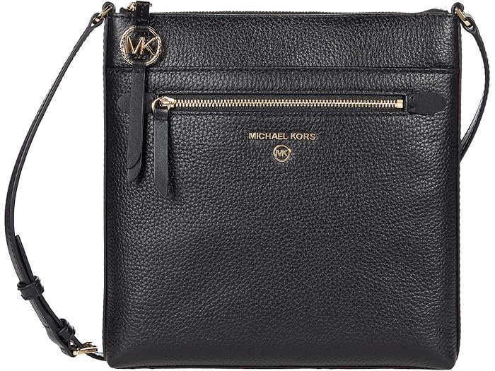 (取寄) マイケルコース レディース ジェット セット チャーム スモール ノース/サウス フラッツ クロスボディ MICHAEL Michael Kors women Jet Set Charm Small North/South Flat Crossbody Black