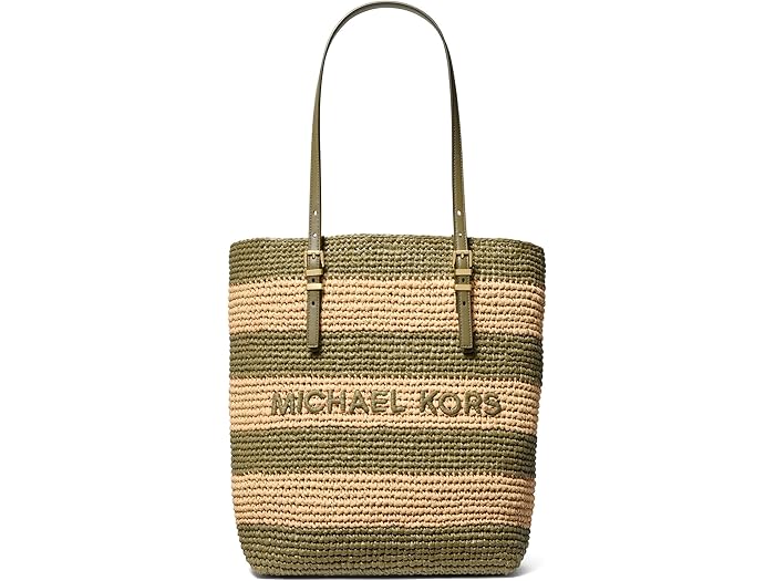 (取寄) マイケルコース レディース クイン ラージ ノース サウス トート MICHAEL Michael Kors women Quinn Large North South Tote Safari Green