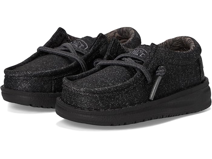 (取寄) ヘイデュードキッズ ボーイズ ウォーリー ベーシック (トドラー) Hey Dude Kids boys Wally Basic (Toddler) Black Basic画像