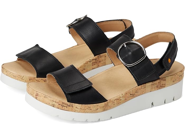 (取寄) サミュエル ハバード レディース ポートラ ツー-ストラップ Samuel Hubbard women Portola Two-Strap Black Leather