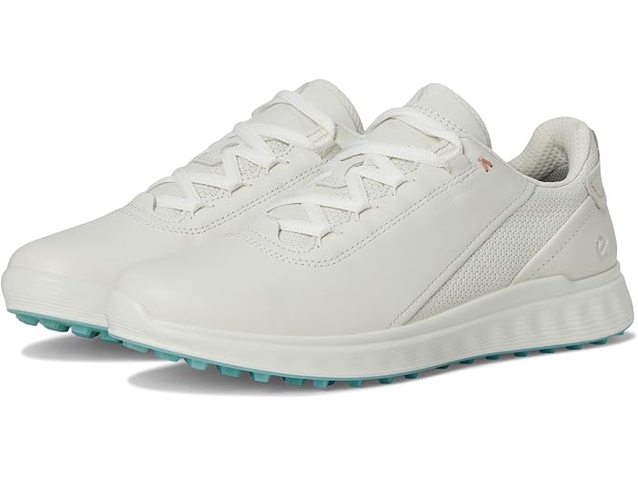 (取寄) エコー ゴルフ レディース S カジュアル レース ウォータープルーフ ゴルフ シューズ ECCO Golf women S Casual Lace Waterproof Golf Shoe White