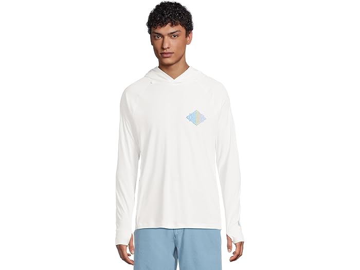 (取寄) チャビーズ メンズ ザ リフレクター Chubbies men The Reflector (Sun Hoodie) Pure White