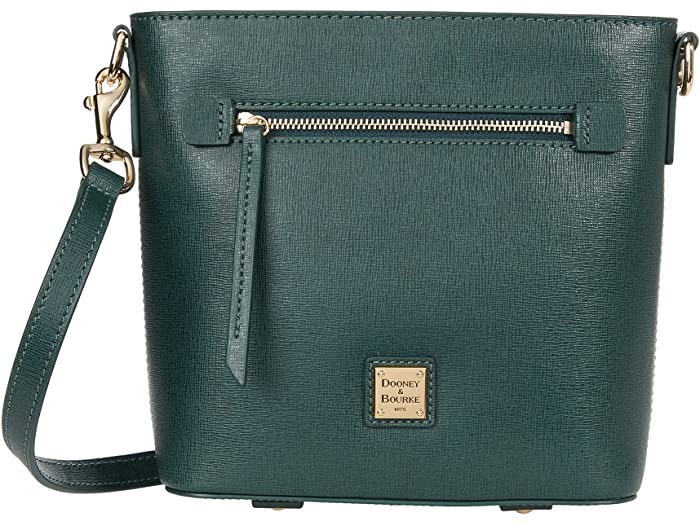 (取寄) ドゥーニー バーク レディース サフィーノ Ii スモール ジップ クロスボディ Dooney Bourke women Saffiano II Small Zip Crossbody Ivy
