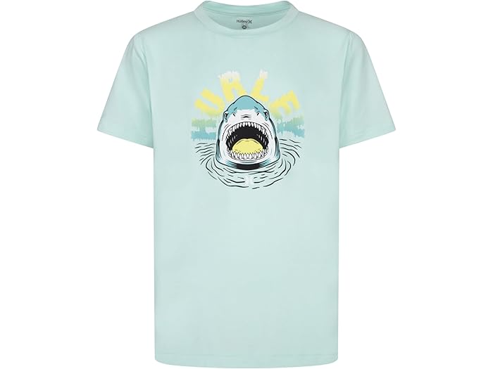 (取寄) ハーレー キッズ ボーイズ シャーク ピープ グラフィック Upf Tシャツ (リトル キッド) Hurley Kids boys Shark Peep Graphic UPF T-Shirt (Little Kid) Mint Candy Heather