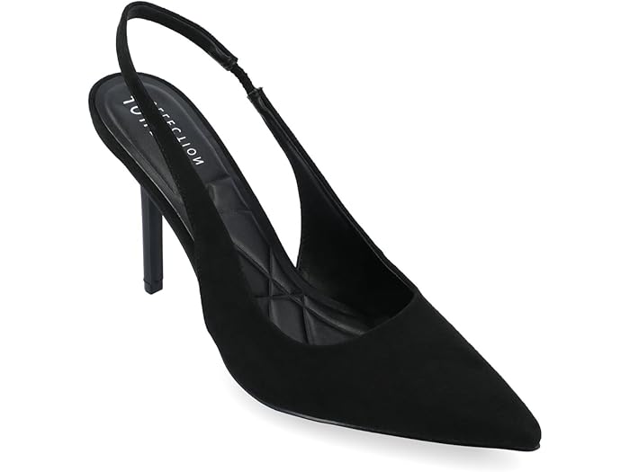 (取寄) ジュルネ コレクション レディース トゥルー コンフォート フォーム エレニー パンプス Journee Collection women Tru Comfort Foam Elenney Pumps Black