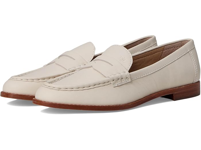 Ralph Lauren ラルフローレン　シルバー ローファー　24cm ラルフローレン ローファー レザーシューズ 厚底 黒 8.5B