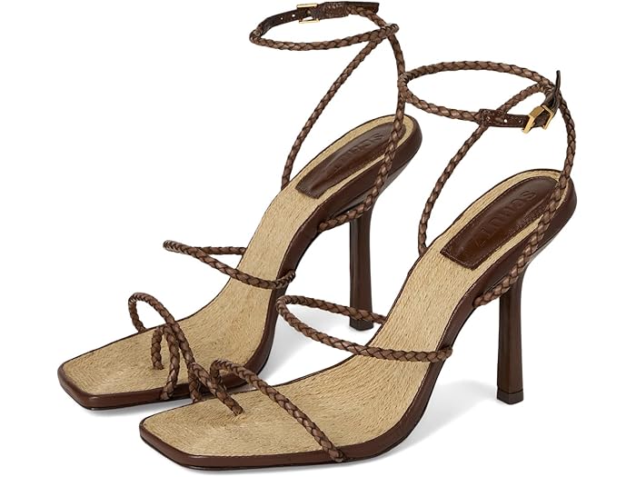 (取寄) シュッツ レディース カヤ ストロー Schutz women Kaya Straw Desert Brown