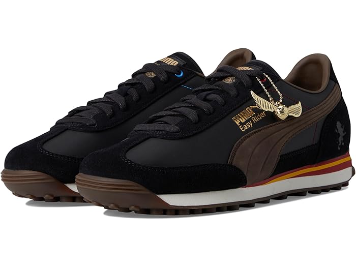 (取寄) プーマ メンズ イージー ライダー ハリー ポッター スニーカー PUMA men Easy Rider Harry Potter Sneakers Puma Black/Chocolate画像