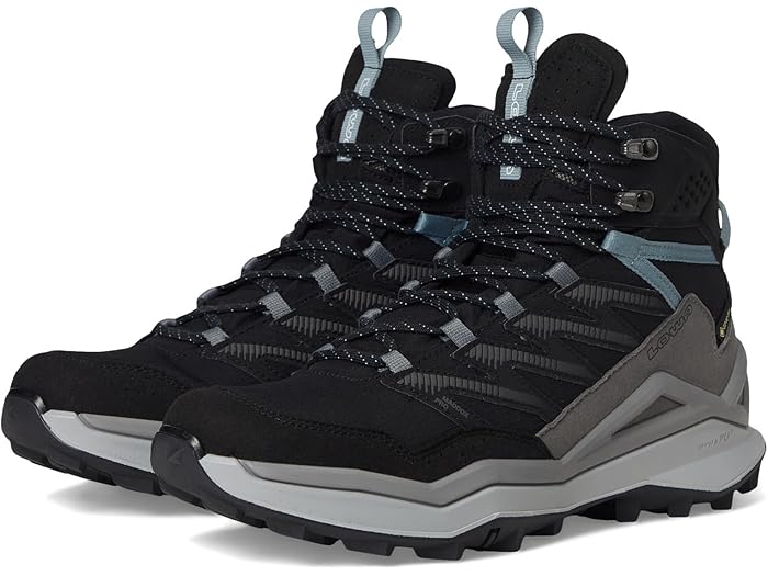 (取寄) ローバー レディース プロ Gtx ミッド Lowa women Maadox Pro Gtx Mid Black/Grey