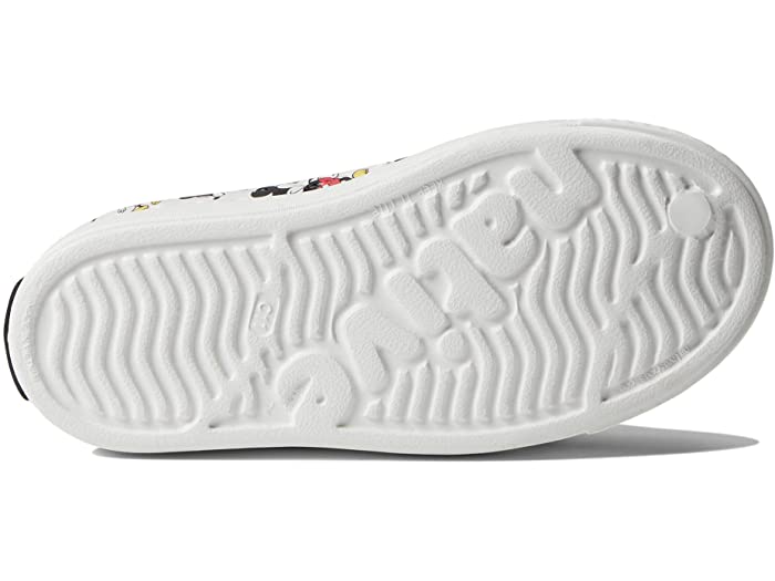 正規逆輸入品 取寄 ネイティブシューズ キッズ ジェファーソン ディズニー プリント リトル Native Shoes Kids Jefferson Disney Print Little Kid Shell White Mickey All Over Qdtek Vn